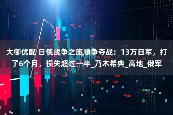 大御优配 日俄战争之旅顺争夺战：13万日军，打了6个月，损失超过一半_乃木希典_高地_俄军